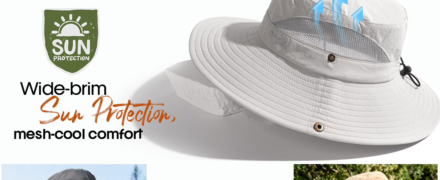 Wide Brim Sun Protection