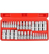 WETT 32pcs Master Hex Bit Socket Set, Allen Socket Set, 1/4'', 3/8', 1/2'' Hex Drive Sockets, SAE...