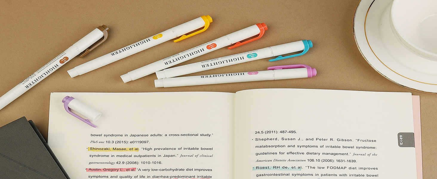 Fluorescent Colors Marker Pens