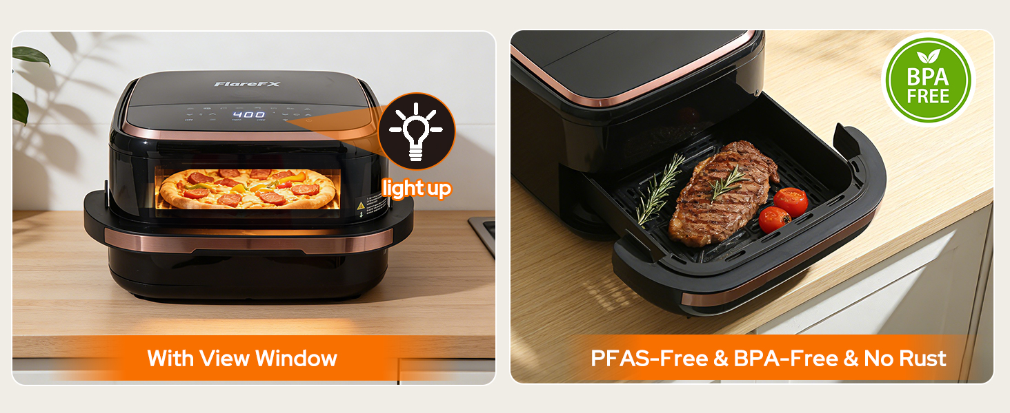 air fryer oven, non toxic air fryer, mini air fryer,