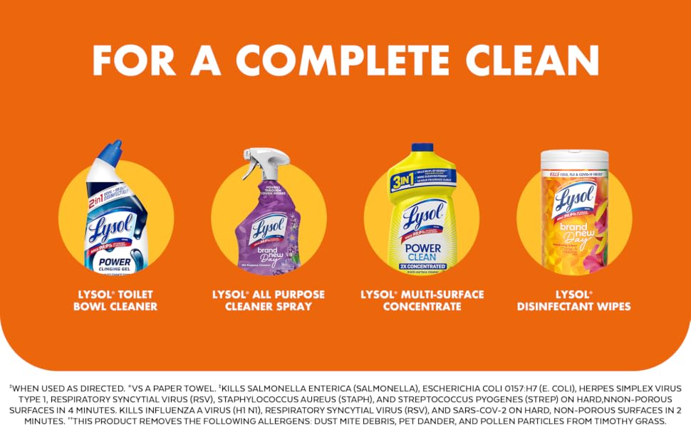 Complete clean Lysol