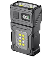 LED Flashlight USB Rechargeable Camping Tent Light Digital Power Display Emergency Outdoor Waterp...