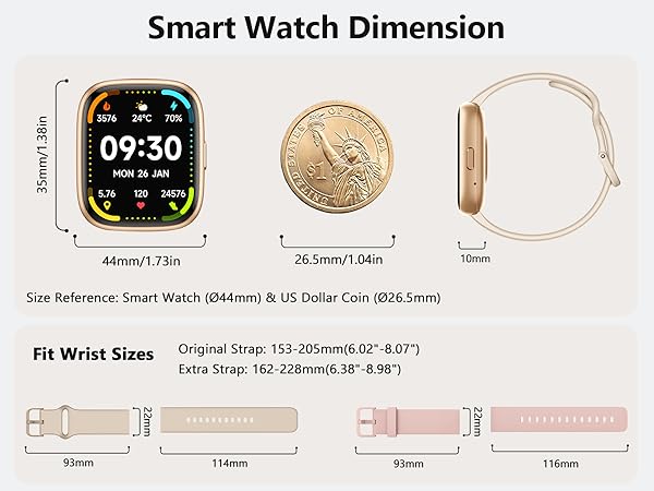 Smart Watch Dimension