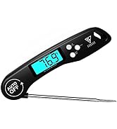 DOQAUS Digital Meat Thermometer, Instant Read Food Thermometer for Cooking, Kitchen Thermometer T...