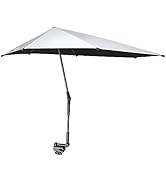G4Free UPF 50+ Adjustable Chair Umbrella XL with Universal Clamp UV Protection Sun Shade Umbrella...