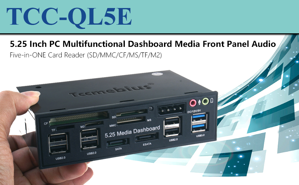 PC Multifunction Dashboard Media Front Panel