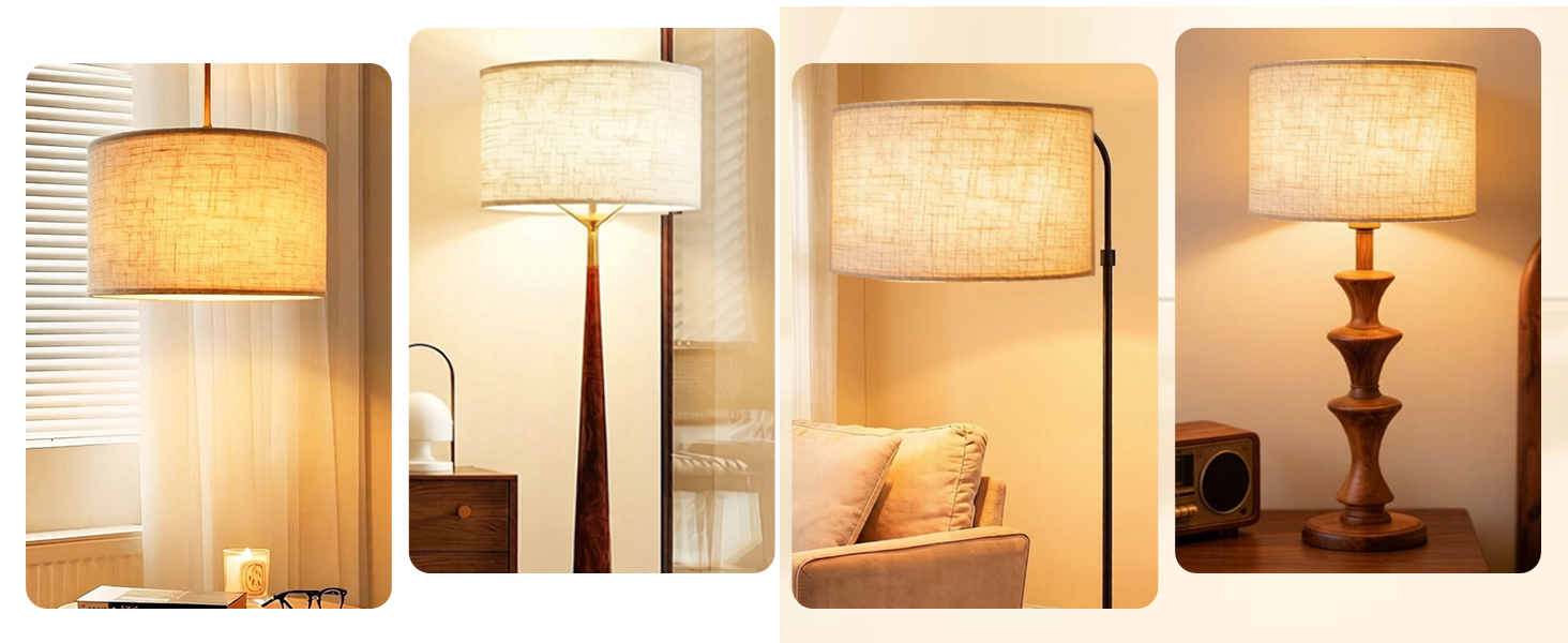 drum lamp shades set of 2