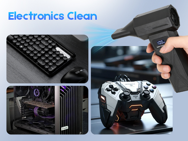 electronics power tools air duster Turbo Fan for Keyboard, PC, Computer, Car, Home &amp; Outdoor Use