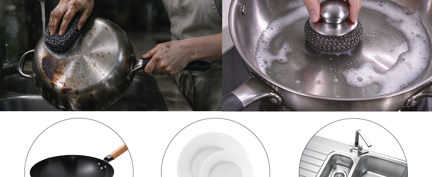 stainless steel pan cleaner