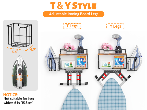 Ironing Board Hanger Wall Mount