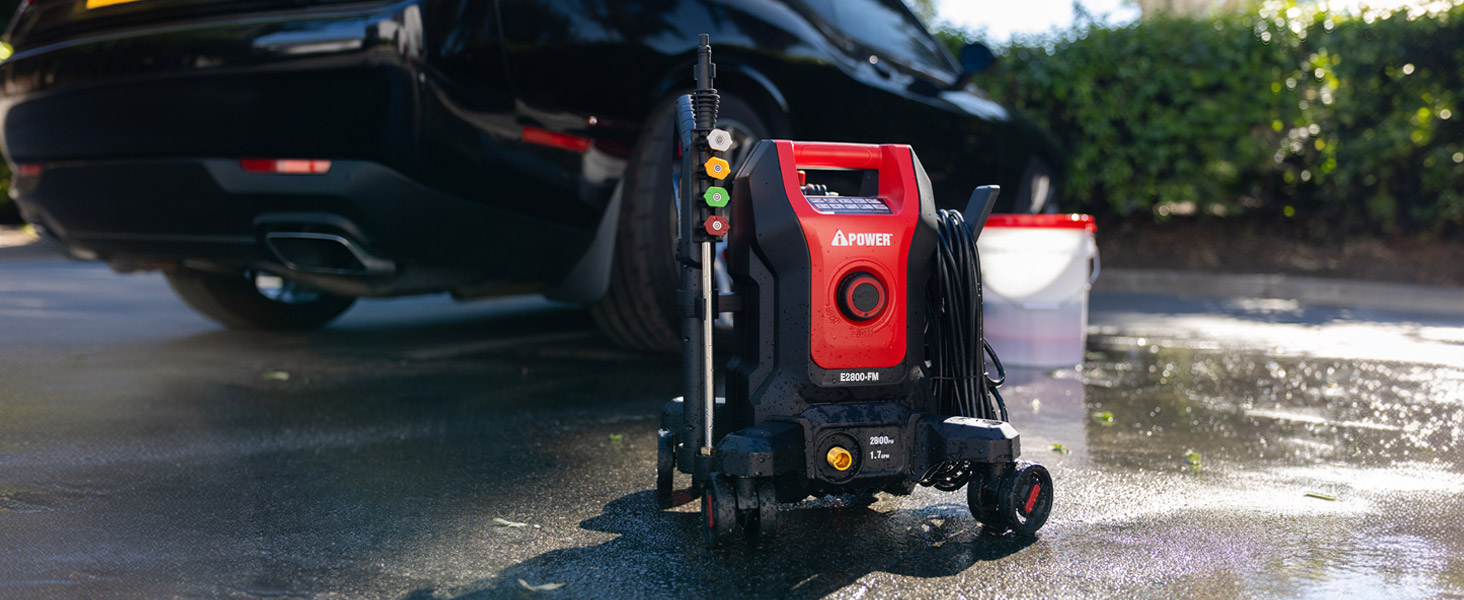 electric powered pressure washer