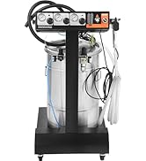 VEVOR Powder Coating System, 50W 100KV Electrostatic Output Machine with 50L Powder Hopper, 450g ...