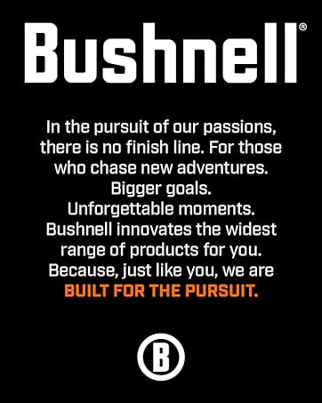Bushnell, Built for the pursuit, Optics