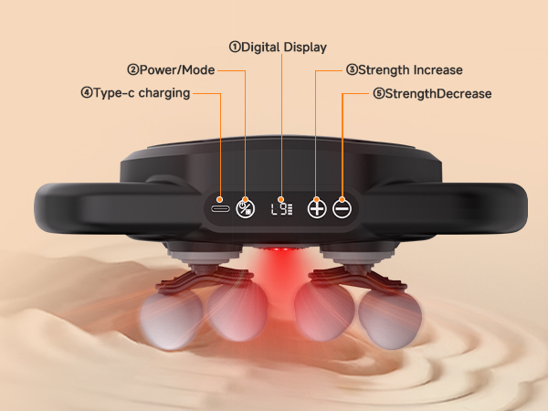 back massager for pain relief deep tissue