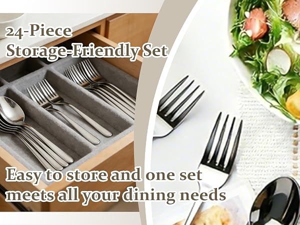 forks and spoons