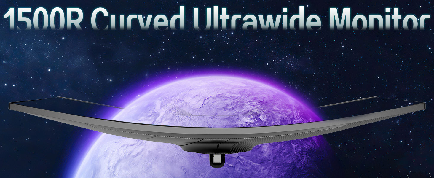 1500R curved ultrawide monitor