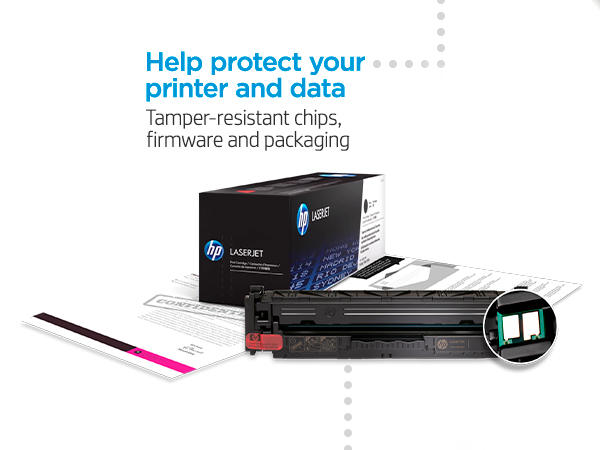 original hp toner print vibrant color recycled cartridges high air quality secure printing