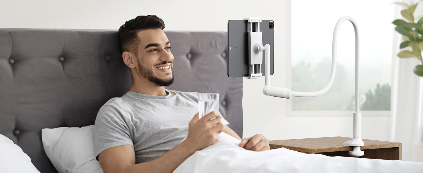 Gooseneck Tablet Holder for Bed