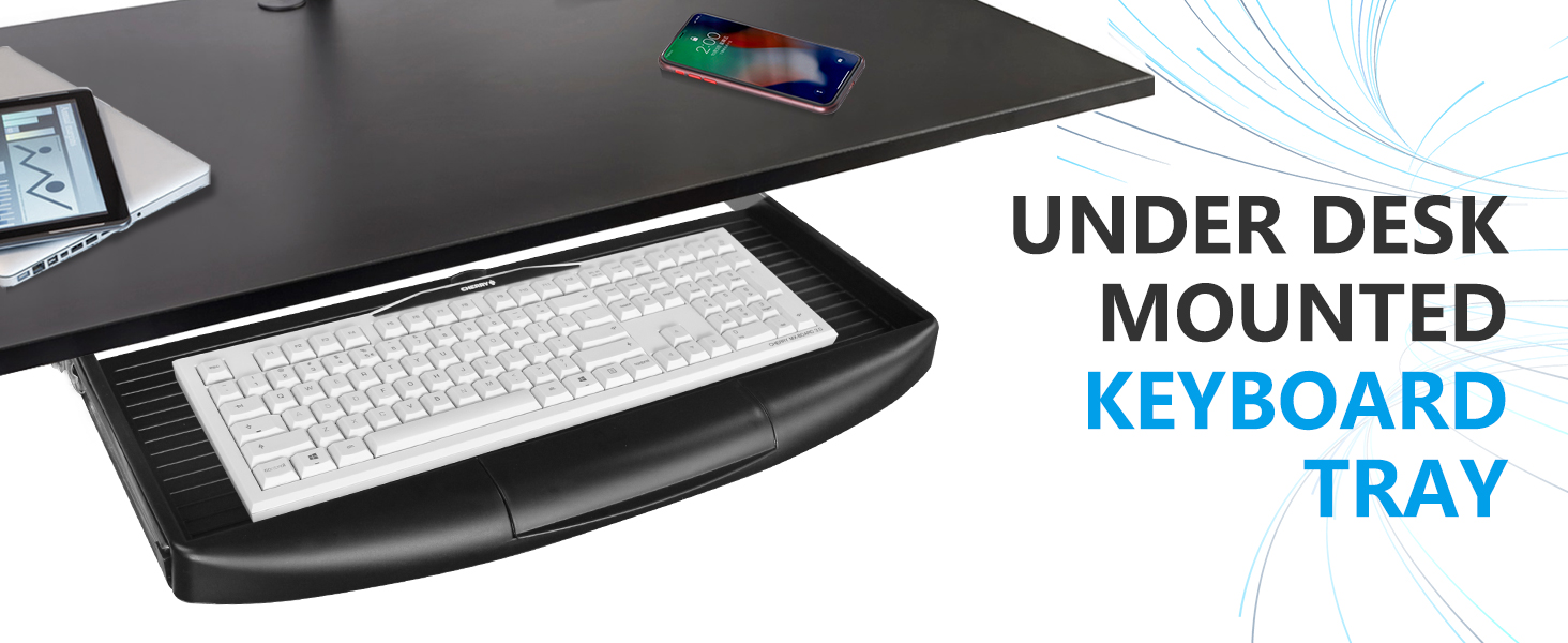 Key Board Tray Under Desk Slide