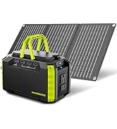 MARBERO Solar Generator 150W Peak Portable Power Station with Solar Panel Included Camping Power ...