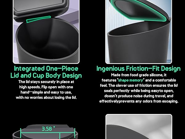 car trash bin