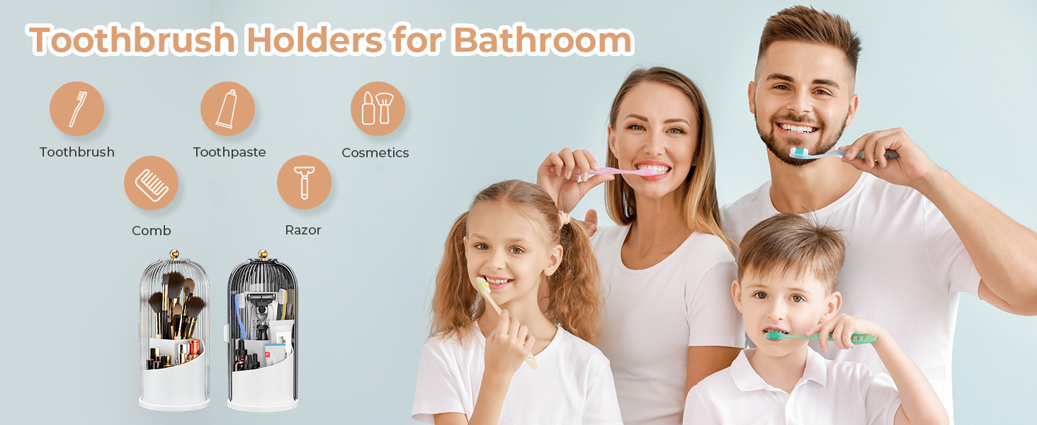 Toothbrush Holders for Bathrooms