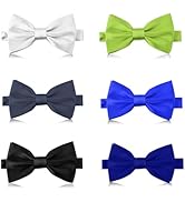 Unoutur bow ties for men, Pre-tied Men's Bow Ties Adjustable Satin Bow Tie for any Age