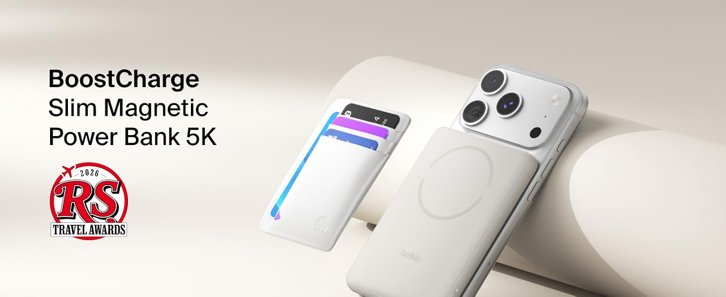 BoostCharge Slim Magnetic Power Bank 5K