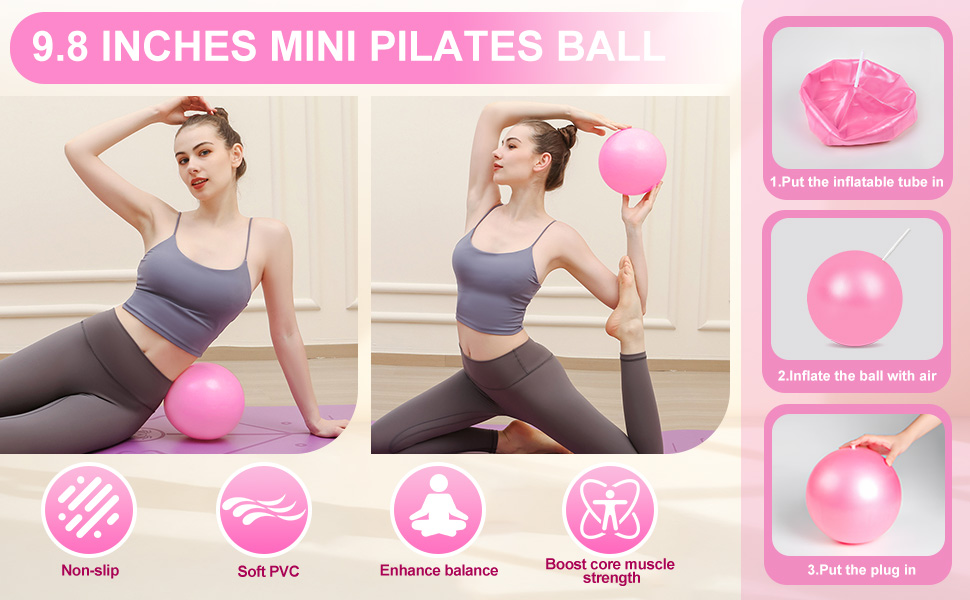 9.8 INCHES MINI PILATES BALL