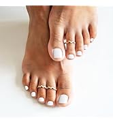 MelodySusie 32Pcs Semi Cured Gel Toe Nail Strips (White), Pedicure Stickers for Toes, Works with ...