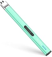 REIDEA Electric Lighter for Candle Lovers, Windproof Flameless USB Rechargeable Arc Lighter with ...