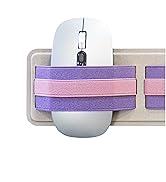 AMOZIFY 3-Slot Band Stick-On Laptop Organizer – Adhesive Elastic Storage, Mouse Holder for Laptop...