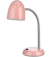 Eye-Caring Table Lamp of Simple Designs Home E26 Led Screw Basic Metal Desk Lamp with Flexible Go...