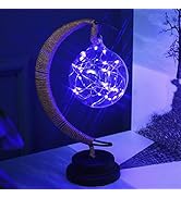 Desk Lamp Romantic Star Moon Table Lamp Retro Ambient Night Light Minimalist Lamps for Nightstand...