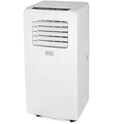 BLACK+DECKER 8,000 BTU Portable Air Conditioner with Remote Control, White