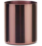 Mogoostry Rose Gold Pen Holder Metal Pencil Cup Cylinder Container Makeup Brush Holder Stationery...