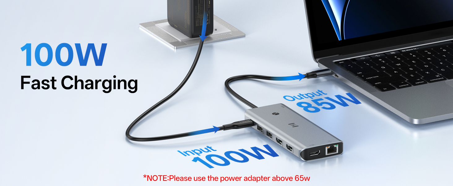 docking station with power supply