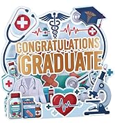 DISJOURNEY Pop Up Medical Graduation Card - 5-Layered Congratulations Graduate Greeting Card for ...
