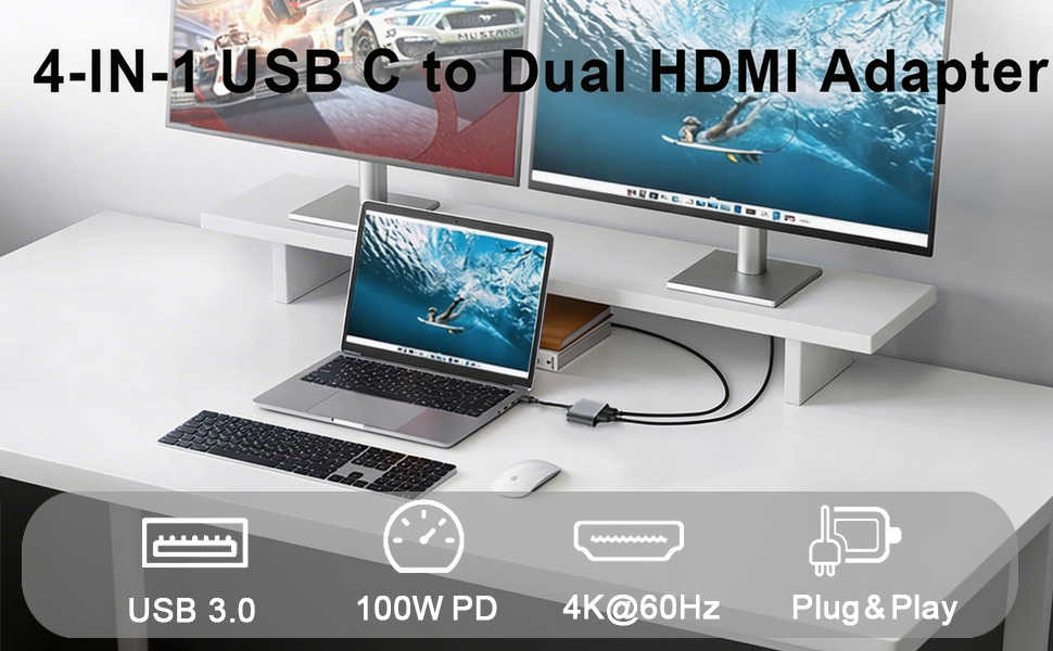 hdmi splitter for dual monitors