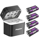 Rechargeable AA Batteries Lithium for Xbox Controller 6000mWhx4,Xbox Controller Battery Pack with...