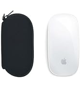 NUENSS-ROR 2 Pcs Soft Storage Mouse Carrying Case Bag Neoprene Travel Case for Apple Magic Mouse ...