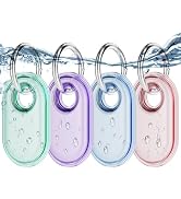4-Pack for Samsung Smart tag 2 Case with Key Ring, Full-Wrapped IPX8 Waterproof TPU Cover for Gal...