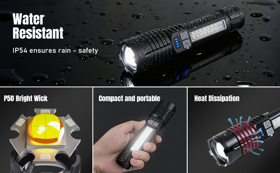 Handheld Mini Flashlight for Home/Emergency/Outdoor/Gift/Warning