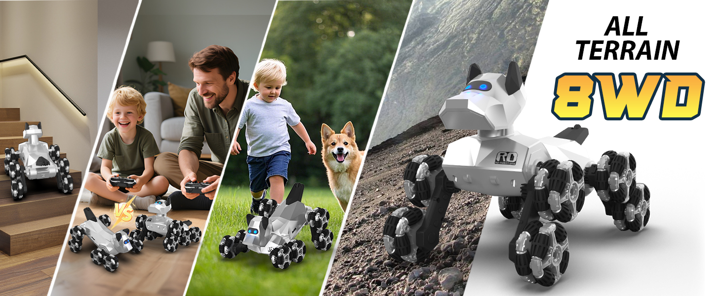 robotic puppy dog realistic robot toys for kids 5-7 realistic robot puppy that acts like a real pupp