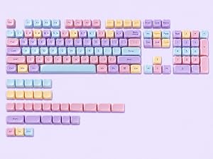 Clear keycaps Set,Translucent Keyboard keycaps,Jelly Key caps