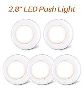 Tap lights, Push Lights, Touch Lights, Puck Lights, 4 LED Closet Lights, Night Lights, STAR-SPANGLED