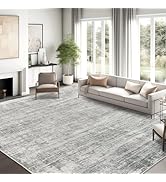 zesthome 8x10 Area Rugs for Living Room, Non-Slip Backing Washable Rug, Modern Abstract Area Rug,...