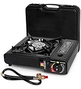 SHINESTAR Dual Fuel Stove with Butane &amp; Propane Compatibility, Portable Camping Stove for Outdoor...