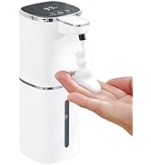 DODO MEKIA Automatic Foaming Soap Dispenser, 13.5oz/400mL, USB Rechargeable, 9-Adjustable Foam Le...