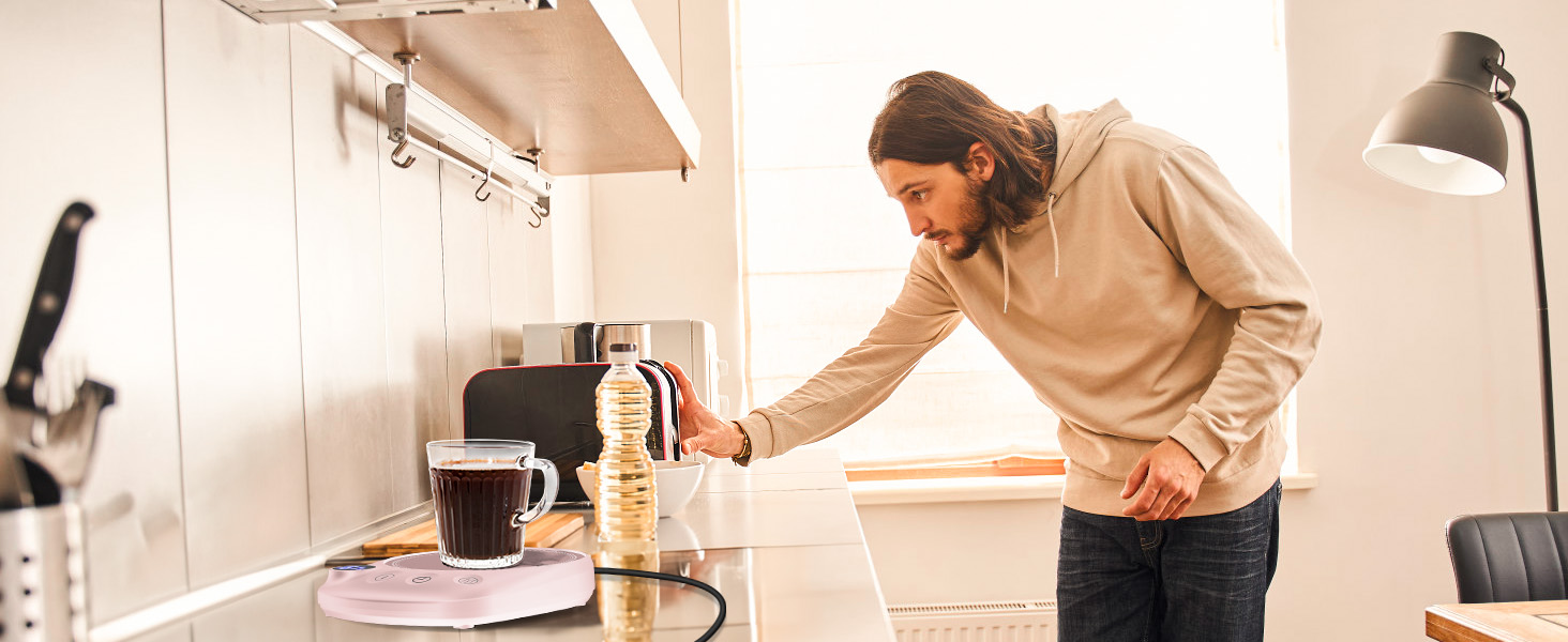 Coffee Mug Warmer Pink